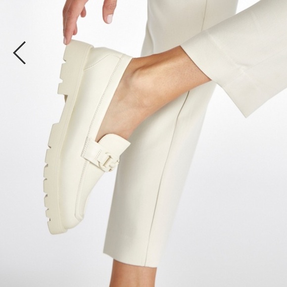 Just Fab Frankie Flat Loafer - Never Worn- Cream/Off White - Picture 5 of 10